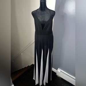 Black and White Maxi Dress